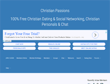 Tablet Screenshot of christianpassions.com